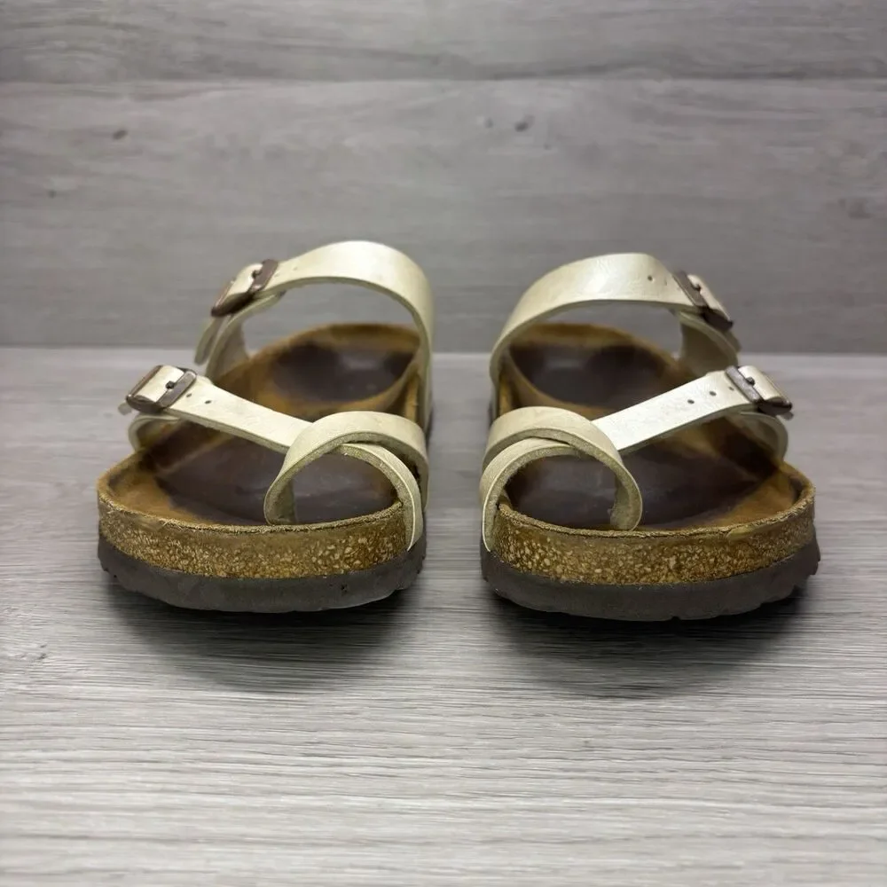 Birkenstock Mayari Sandals Birko Flor Graceful Pearl White Size 36 US 5-5.5